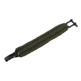 Maxbell Maxbell Survival Outdoor Buckle Rope Paracord Bracelet Shackle 20x3cm Army Green