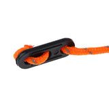 Maxbell 2x4pcs Camping Tent Guyline Reflective Nylon Rope & Adjusters 4pcsx2m Orange A