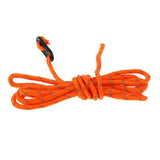 Maxbell 4x4pcs Camping Tent Guyline Reflective Nylon Rope & Adjusters 4pcsx2m Orange A
