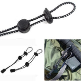 2 Pieces Backpack Securing Hiking Walking Stick Elastic Rope Holder