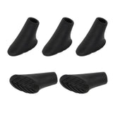 Maxbell 5pcs Replacement Rubber Tips Cover for Walking Stick Trekking Poles Ellipse - Aladdin Shoppers