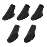 Maxbell 5pcs Replacement Rubber Tips Cover for Walking Stick Trekking Poles Ellipse - Aladdin Shoppers