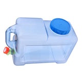 Maxbell 12L Outdoor Camping Car Water Carrier Canister Storage Container Clear Blue - Aladdin Shoppers