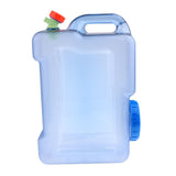 Maxbell 12L Outdoor Camping Car Water Carrier Canister Storage Container Clear Blue - Aladdin Shoppers