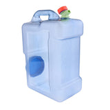Maxbell 12L Outdoor Camping Car Water Carrier Canister Storage Container Clear Blue - Aladdin Shoppers