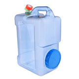 Maxbell 12L Outdoor Camping Car Water Carrier Canister Storage Container Clear Blue - Aladdin Shoppers