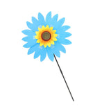 Maxbell Camping Sun Flower Windmill Spinner Garden Park Decoration Ornament Blue