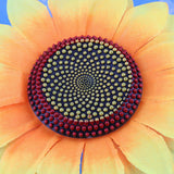 Maxbell Camping Sun Flower Windmill Spinner Garden Park Decoration Ornament Blue