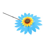 Maxbell Camping Sun Flower Windmill Spinner Garden Park Decoration Ornament Blue