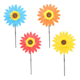 Maxbell Camping Sun Flower Windmill Spinner Garden Park Decoration Ornament Blue