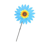 Maxbell Camping Sun Flower Windmill Spinner Garden Park Decoration Ornament Blue