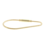 Maxbell 5 Pieces Brass Screw Lock Keychain Ring Clip Tool Hook Clasp Small A shape