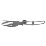 Maxbell 2Pcs Portable Camping Picnic Spoon Fork Cutter Stainless Steel Spork