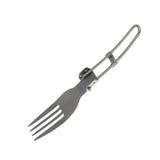 Maxbell 2Pcs Portable Camping Picnic Spoon Fork Cutter Stainless Steel Spork