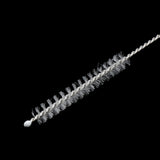Maxbell 2 Pieces 192mm Long Titanium Drinking Straws with Cleaning Brush Straight