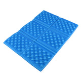 Maxbell Collapsible Foldable Seat Cushion Foam Pad Mat Camping Waterproof Blue