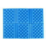 Maxbell Collapsible Foldable Seat Cushion Foam Pad Mat Camping Waterproof Blue