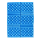 Maxbell Collapsible Foldable Seat Cushion Foam Pad Mat Camping Waterproof Blue