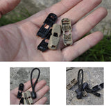 Maxbell 50x Zip Loop Cord Ends for Two Ends to Fit 3 - 4mm Elastic Shock Bungee Cord