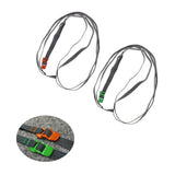 Maxbell 2Pcs 2m Travel Luggage Webbing Strap Camping Hiking Packing Bundle Belt