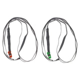 Maxbell 2Pcs 2m Travel Luggage Webbing Strap Camping Hiking Packing Bundle Belt