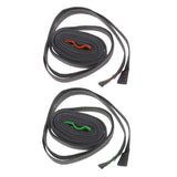 Maxbell 2Pcs 2m Travel Luggage Webbing Strap Camping Hiking Packing Bundle Belt