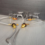 Maxbell Metal Camping Gas Propane Tank Connection Adapter Coupler for 2 Stoves 72cm - Aladdin Shoppers