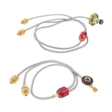 Maxbell Metal Camping Gas Propane Tank Connection Adapter Coupler for 2 Stoves 72cm - Aladdin Shoppers