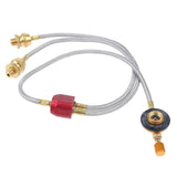 Maxbell Metal Camping Gas Propane Tank Connection Adapter Coupler for 2 Stoves 72cm - Aladdin Shoppers