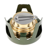 Maxbell 2xMini Camping Liquid Alcohol   Hiking Picnic Cookware Burner Green