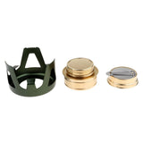 Maxbell 2xMini Camping Liquid Alcohol   Hiking Picnic Cookware Burner Green