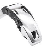 Maxbell 2 Pcs Replacement Inline Roller Skates Shoes Energy Straps with Screws White