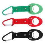 Maxbell 3 Pieces Water Bottle Holder Hooks Molle Hanging Strap Webbing Buckle Clips