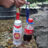 Maxbell 3 Pieces Water Bottle Holder Hooks Molle Hanging Strap Webbing Buckle Clips