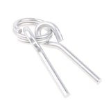 Maxbell 2Pcs Awning Tent Poles Rings with 2 Pins for Outdoor Camping Hiking Travel