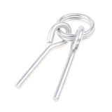 Maxbell 2Pcs Awning Tent Poles Rings with 2 Pins for Outdoor Camping Hiking Travel
