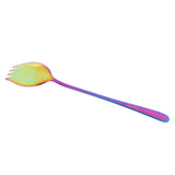 Maxbell 2Pcs Portable Camping Picnic Spoon Fork Cutter Stainless Steel Spork