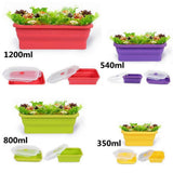 Maxbell Maxbell Collapsible Silicone Camping Bowl, Food-grade and BPA-free 900ml Blue