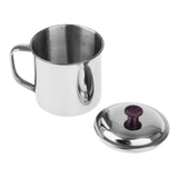 Maxbell Metal Drinkwware Stainless Steel Cup for Beer Coffee Tea 9cm with cover - Aladdin Shoppers