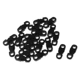 Maxbell 20pcs Paracord Bracelet 5mm Cord Side Release Buckle Survival Plastic Clip