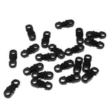 Maxbell 20pcs Paracord Bracelet 5mm Cord Side Release Buckle Survival Plastic Clip