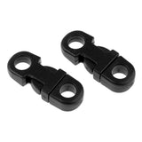 Maxbell 20pcs Paracord Bracelet 5mm Cord Side Release Buckle Survival Plastic Clip