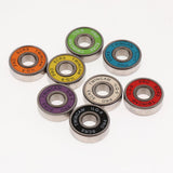 Maxbell Skateboard Speed Kit- Bearing ,Spacers and Speed Washers Colourful