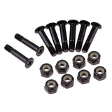 Maxbell 8x Skateboard Mounting Screws with 2x Riser Pad Longboard Hardware 25mm+3mm