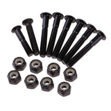 Maxbell 8x Skateboard Mounting Screws with 2x Riser Pad Longboard Hardware 35mm+3mm