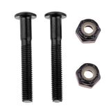 Maxbell 8x Skateboard Mounting Screws with 2x Riser Pad Longboard Hardware 35mm+3mm
