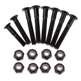 Maxbell 8x Skateboard Mounting Screws with 2x Riser Pad Longboard Hardware 35mm+3mm