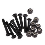 Maxbell 8x Skateboard Mounting Screws with 2x Riser Pad Longboard Hardware 35mm+3mm
