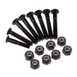 Maxbell 8x Skateboard Mounting Screws with 2x Riser Pad Longboard Hardware 35mm+3mm