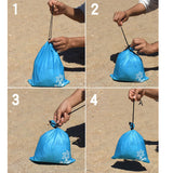 Maxbell Maxbell Portable Waterproof Stuff Sack Storage Bag Dust Bag Home Travel Camping blue